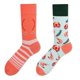 thumbnail image 4 of Hombres Mujeres Pareja Calcetines divertidos Novedad Harajuku Ab Asimétrico Colorido Patrón de dibujos animados Jacquard Hip Hop Monopatín Algodón Calcetines de tubo largo, 4 of 5