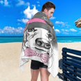 thumbnail image 4 of Coolnut Beach Towels Dog Hat Camping Towels Animal Sand Free Beach Towel, 30"x60" Large Beach Towels Quick Dry Bath Travel Towels Pool Yoga Beach Mat for Men Women, 4 of 6