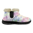 thumbnail image 6 of Psesaysky Tie Dye Snow Boots for Women Girls Warm Lined Non Slip Winter Boots Wide Toe Comfortable Winter Boots, 6 of 7