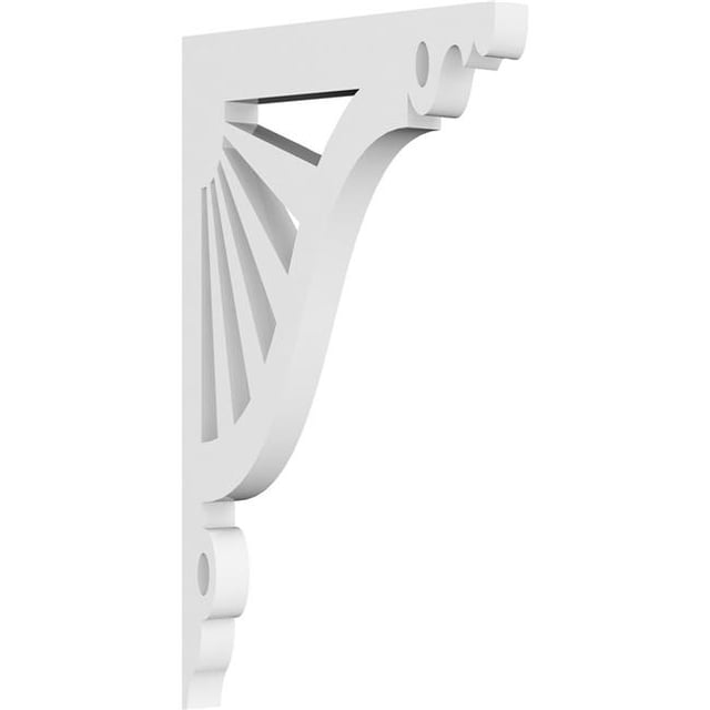 Ekena Millwork BKTP01X05X09MA Support de Marshall - 0,62 x 5,5 x 9 Po