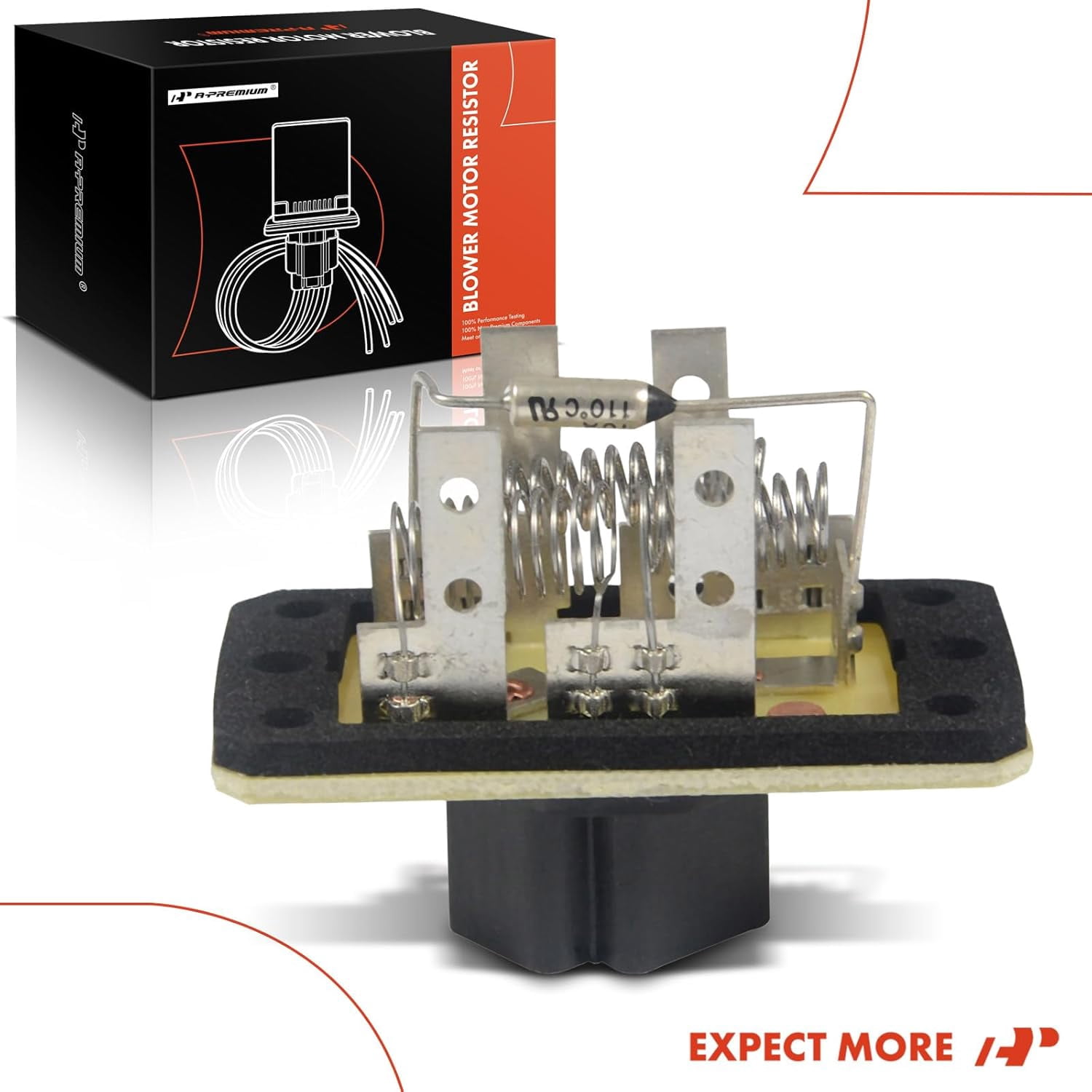 A-Premium HVAC A/C Blower Motor Resistor Replacement for Ford Expedition 1997-2006 F-150 F-250 Mustang Expedition Excursion Escape Lincoln Mazda Mercury