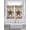 Brown White, variant on Vintage Texas Star Brown 2 Panel Kitchen Curtains for Windows, Red Plaid Berry Farmhouse Bathroom Privacy Curtain, Home Décor Window Treatment for Bedroom/Living Room 55"x45"