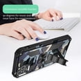 thumbnail image 6 of Case for iPhone 12 Pro Max for Man,Camouflage Design Phone Case Heavy Duty Shockproof Military Grade Anti-Fall Protection Built-in Magnetic Kickstand Cover for iPhone 12 Pro Max MC Mint Green, 6 of 6