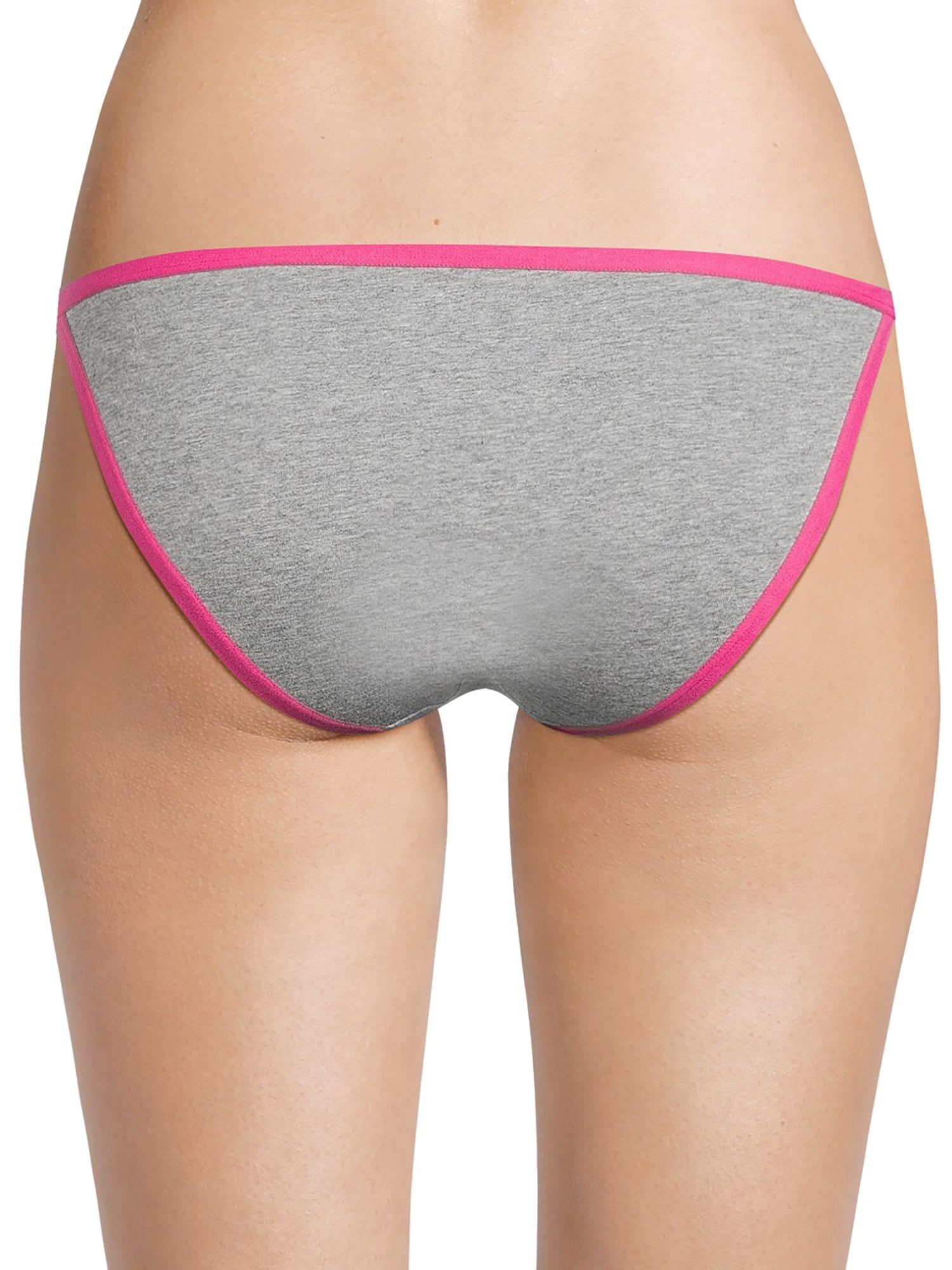 No Boundaries Cotton String Bikini Panty, Women's and Women's Plus