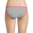 thumbnail image 2 of No Boundaries Cotton String Bikini Panty, Women's and Women's Plus, 2 of 3