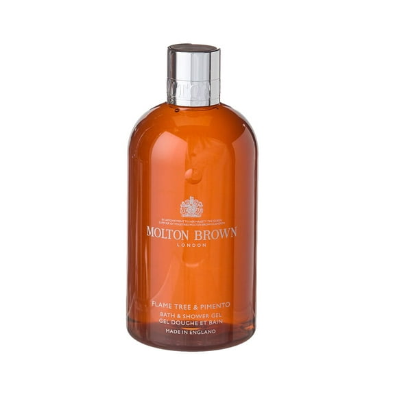 Molton Brown London 10oz Flame Tree & Pimento Bath & Shower Gel