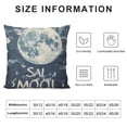 thumbnail image 5 of YINGXI to The Lunar Gray Throw Pillow Cover Valentine’s Day Decorative Pillowcase, Words Decor Decorations for Home Sofa Living Room 22x22in, 5 of 5