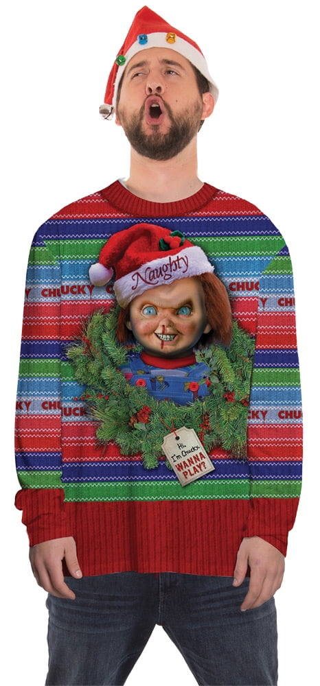 adult chucky sweater
