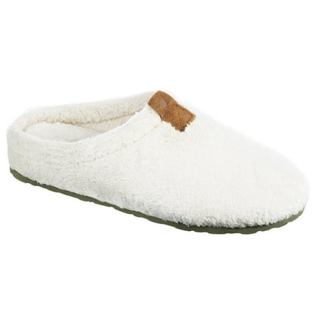 

Acorn A20155EWEWL Women s Algae-Infused Spa Slipper White Size L