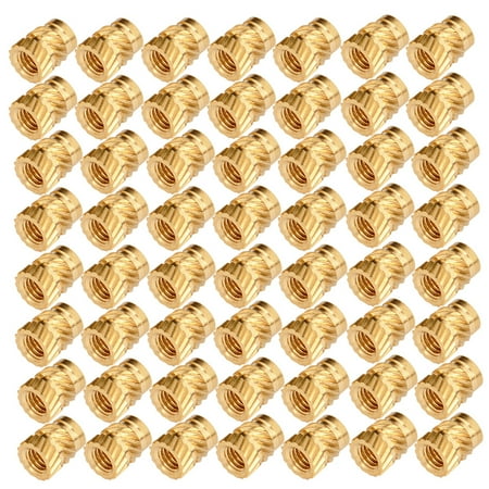 

100pcs Professional Threaded Press Fitting Nuts 3D Printed Embedment nuts
