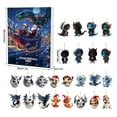 thumbnail image 4 of 2026 Christmas Advent Calendar Dinosaur Advent Calendar 24 Days Countdown Calendar Acrylic Dinosaur Hanging Ornaments 24 Xmas Surprise Gift Christmas Tree Decoration Christmas Party Favors, 4 of 9
