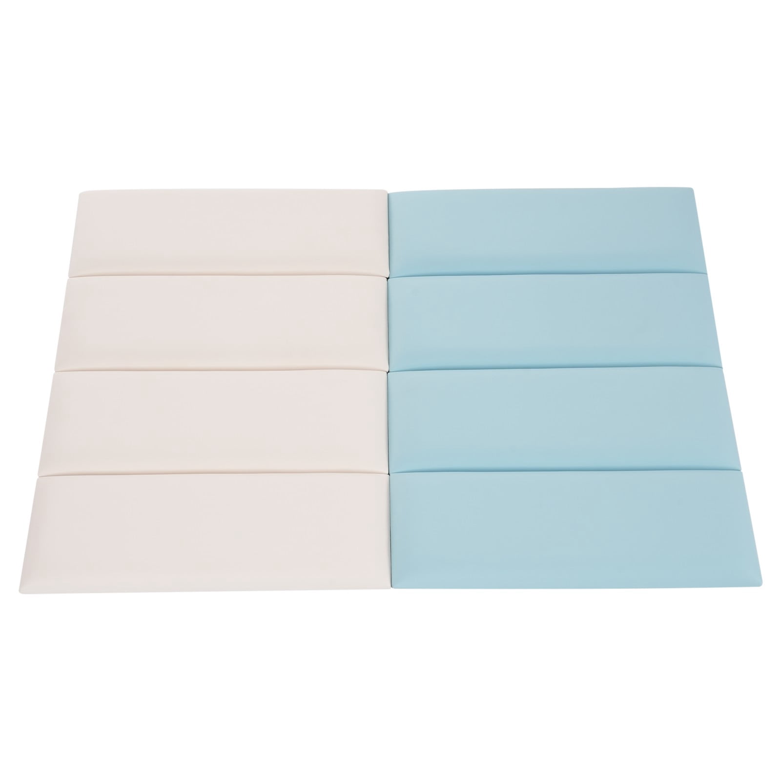 Dwellnix Soft Wall Padding for Kids, 8-Piece Set, Anti-Collision Protection, Easy Install Adhesive Safety Cushions for Baby Rooms and Play Areas