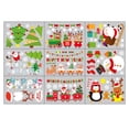 thumbnail image 2 of Pegatinas navideñas,pegatinas de árboles de navidad para manualidades niños,pequeñas pegatinas navideñas vintage para álbumes de recortes,tarjetas de Papá Noel,álbum de recortes,libro, 2 of 8