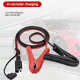 thumbnail image 1 of Alligator Crocodile Clip to Sae Connector Cable Car Solar Power Charge Extension, 1 of 4