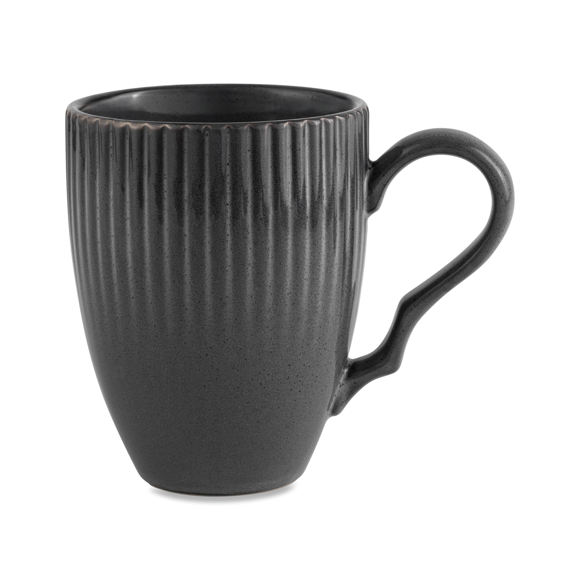 (4 pack) Better Homes & Gardens Sawyer Grey 13 fl oz Stoneware Mug