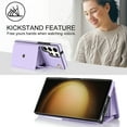 thumbnail image 6 of ELEHOLD for Samsung Galaxy S20+ Multi-Functional Wallet Case Organ Card Slots RFID Blocking Stand Function Wrist Strap Crossbody Shoulder Strap Shockproof Purse Case,purple, 6 of 9