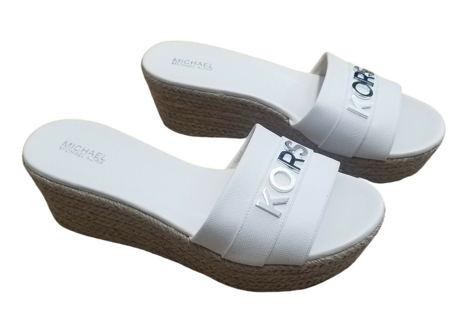 Michael Kors Astrid Wrapped Sandal Optical White 75  Buy Online at Best  Price in KSA  Souq is now Amazonsa Fashion