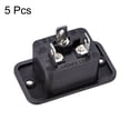 thumbnail image 3 of Unique Bargains C20 Panel Mount Plug Adapter AC 250V 16A 3 Pins IEC Inlet Plug Staight 5pcs, 3 of 3