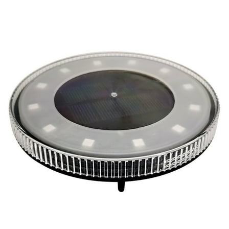 CASAFUN Color Changing Solar Ground Lights, LED Solar Outdoor Lights Scenery Lighting, Multicolor Solar Disk Lights for Garden Yard Walkway Decor