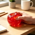 thumbnail image 6 of Red Apple Squishy, Slushy Squishy Silicone Fidget Stress Reliever, Realistic Fake Fruit Novelty Squeeze Stress Reliever, 2.8 in, 6 of 6
