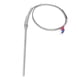 thumbnail image 1 of K Type Thermocouple, High Temperature Resistant Temperature Sensor 5.91in Probe Fast Response Speed Stable Connection 0-400 Degrees Celsius Accurate For Meter ANGGREK JC1013, 1 of 8