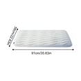 thumbnail image 5 of Pet Cooling Mat for Large Dogs Thin Breathable Indoor Crate Pad with Chill Cool Fiber Portable Washable Kennel Mat Ice Silk Summer Outdoor Floor Pad for Dogs Cats 36x23 Inch, 5 of 8