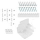 thumbnail image 4 of Estante flotante,Estantes flotantes de acrílico para pared,baño,hogar,Estantes de pared,baño,sala de estar,cocina,oficina,Cámaras de seguridad Monitores para bebés Altavoces, 4 of 8