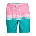 thumbnail image 4 of No Boundaries Men's & Big Men's 7" Printed Swim Trunks, 4 of 5
