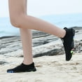 thumbnail image 5 of OULII 1Pair Black Diving Shoes Soft Breathable Water Shoes for Surf Pool Sailing and Beach Use, 5 of 7