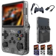 Portable Keyboy Handheld Gaming Device Featuring 3.5" HD IPS Display, Over 20,000 Games Included, TV Out Capable, Rechargeable, with Additional Controller