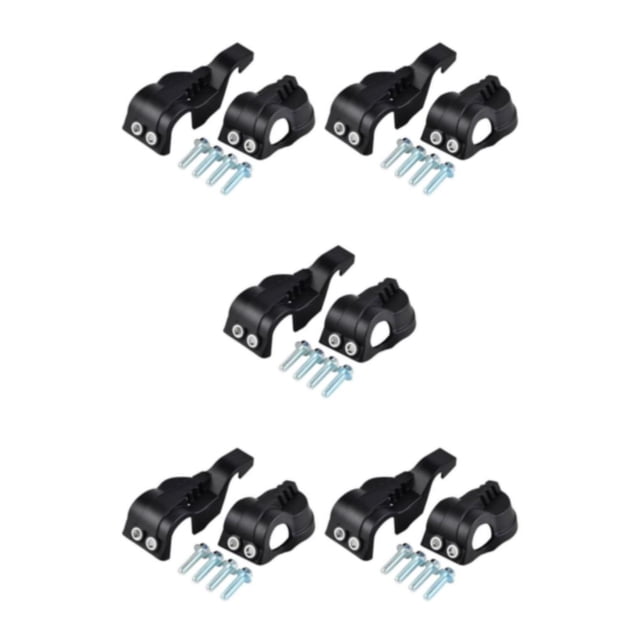 Transemion 2pcs/set Durable And Reliable Guard Protector For Front Fork Shoes Simple black 5Set