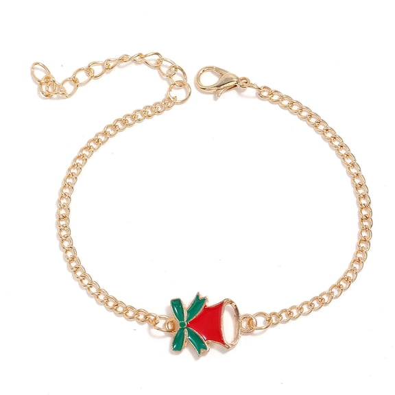 Homoyoyo Christmas Jewelry Set with Oil Drip Necklace, Earrings, and Bracelet for Special Events and