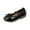 Black, variant on Ccpelsie Girls Flats Dress Shoes Little Kid Princess Ballerina Flats for Birthday Party - Girls Mary Jane Shoe for Wedding School(Red,13)