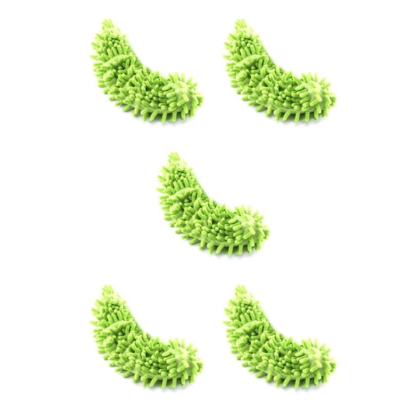 Toystoory 1 pieza cubierta de zapatos Herramientas de limpieza de chenilla cubiertas de zapatos zapatilla superficie gruesa absorción de agua No.1 5Conjunto