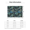 thumbnail image 2 of Throw Blanket for Couch, Paisley Pattern Blue Green Super Soft Fuzzy Comfy Warm Throw Blanket, Cuteness Lightweight Cozy Plush Flannel Blanket & Throws for Sofa and Bed All Season, 2 of 5