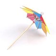 thumbnail image 3 of 144 Pcs Handmade Umbrella Picks Cocktail Sticks for Tropical Drink Pool Party Decorations, Star Shape, 3 of 6