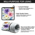 thumbnail image 7 of Pioneer Flower Kitchen Oven Mitt and Pot Holder Sets 2 Pcs for Baking, Cooking and Grilling, Heat Resistant Up To 392 °F, 7 of 7