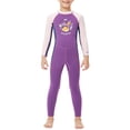 thumbnail image 1 of Soidarity Traje de neopreno para niños, conjunto de esnórquel de una pieza, traje de baño de dibujos animados para niñas, traje de neopreno de nailon Deportes acuáticos Violeta XXL Soidarity OD003308-05, 1 of 6