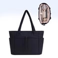 thumbnail image 2 of ibiyuan Small Crossbody Bags For Women Zipper Quilted Laptop Shoulder Tote Bag for Women, Spacious Designer Carryall Purse for Daily Work Travel Use Gifts, 2 of 5