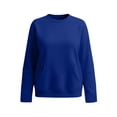 thumbnail image 2 of yillto Women's Sweatshirts Round Neck Long Sleeve Solid Color Loose Casual Fall Tops with Pockets for Ladies, 2 of 5