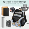 thumbnail image 5 of Yuyamidu Capybara School Backpack for Boys Girls, Kids School Bag and Lunch Bag Set, Lightweight Book Bag Set with Pencil Case Water Bottle Holder, Back to School Gifts, Set of 4, Beige, 5 of 8