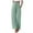 Light Green, variant on EDFBUYKRS Female Women Pants Casual Dress Pants Womens Cropped Women High Waisted Wide Leg Pants Fashion Drawstring Elastic Trousers Comfy Straight Leg Long Pants with Pockets S