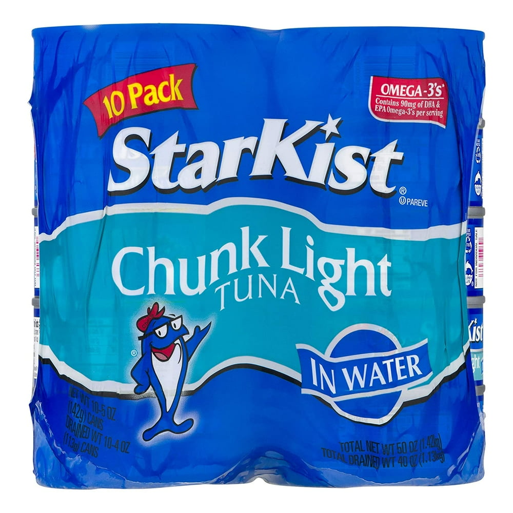 StarKist Chunk Light Tuna in Water 5 oz Can (6) (Pack of 10
