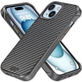 thumbnail image 1 of Funda REBEL para iPhone 15 de fibra de aramida Gen 5 de 6.1 pulgadas MagSafe, 1 of 8