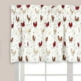 thumbnail image 2 of Cackleberry Home Rideau de Cuisine Ferme Poulet 100 % Coton Doublé 54 Pouces L x 17 Pouces L, 2 of 5