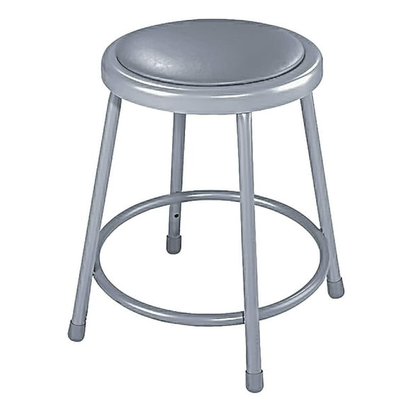 Taburetes National Public Seating 24 cm, color gris