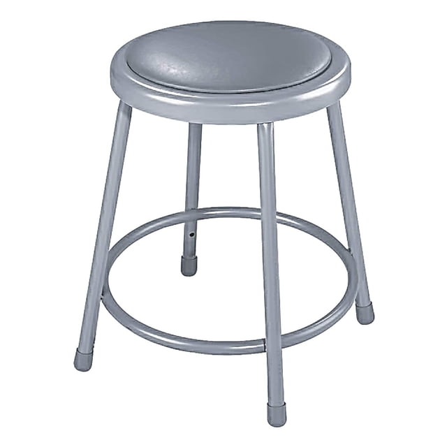 Taburetes National Public Seating 24 cm, color gris