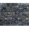 thumbnail image 4 of oneOone Georgette Viscose Fabric Stripe & Square Geometric Printed Fabric 1 Yard 42 Inch Wide, 4 of 4