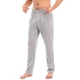 thumbnail image 2 of SAYFUT Mens Sleep Pant Sleeping Solid Cotton Pajama Pant Sleepwear for Men Lounge Pants Moisture Wicking Lightweigh Pajama with Drawstring/Side Pockets, 2 of 8