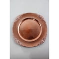 thumbnail image 1 of Rose Gold With Floral Accents Charger Plate, 1 of 1